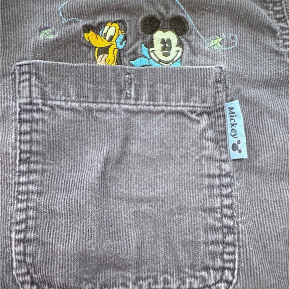 Mickey Unlimited Women Plus Blouse Button Front Mickey Mouse Corduroy Donald - Picture 6 of 11